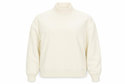 Front view of Primark women’s beige cotton pullover sweatshirt, size UK 18, pullover