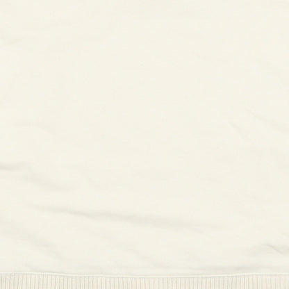 Brand and care label for Primark women’s beige cotton pullover sweatshirt, size UK 18, pullover