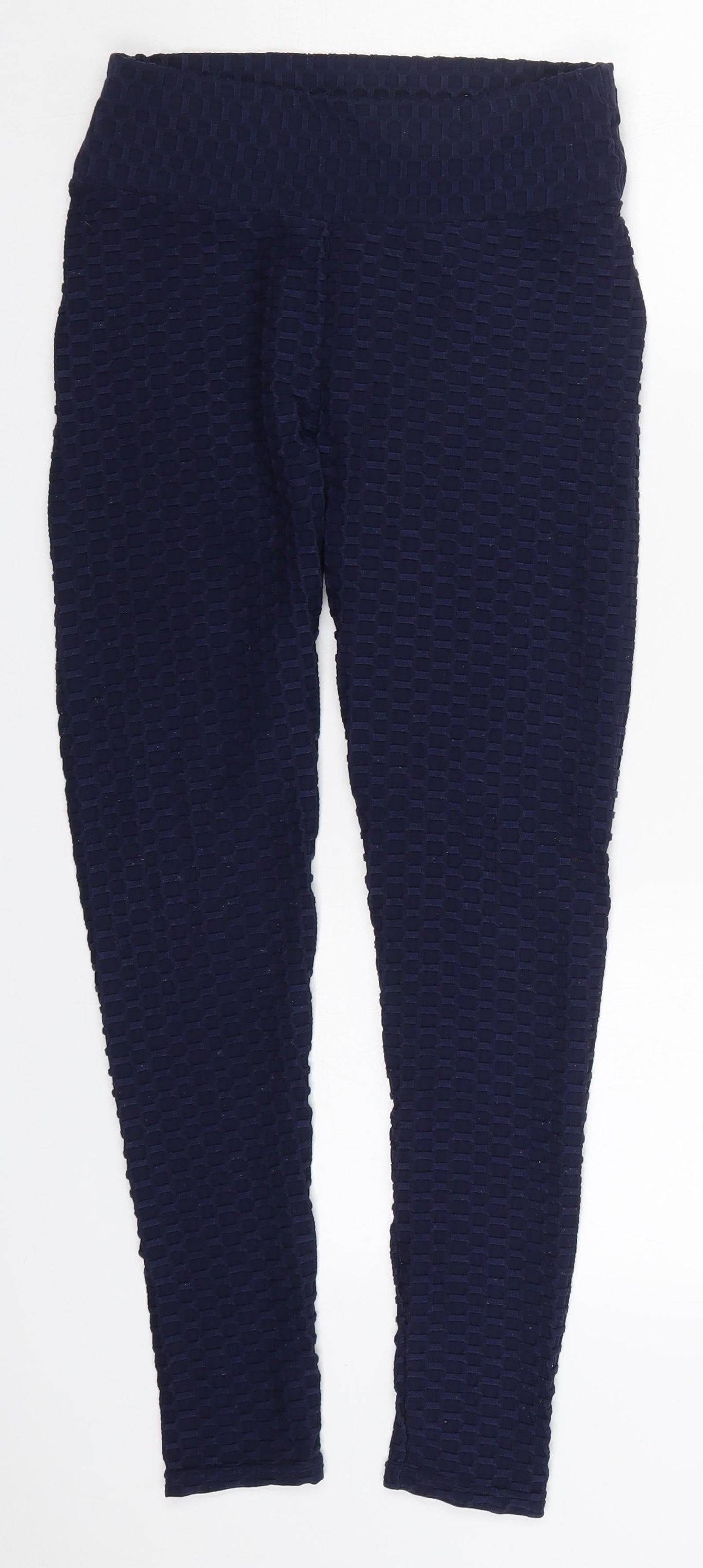 Womens UK Size M Preworn  Carrot Blue Leggings