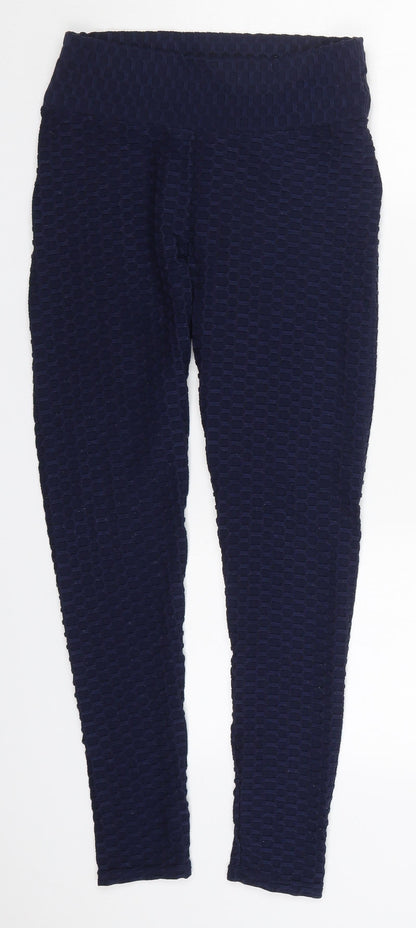 Womens UK Size M Preworn  Carrot Blue Leggings