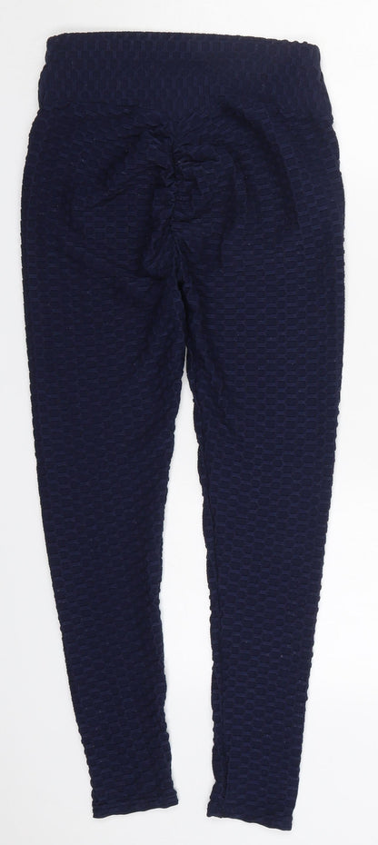 Womens UK Size M Preworn  Carrot Blue Leggings