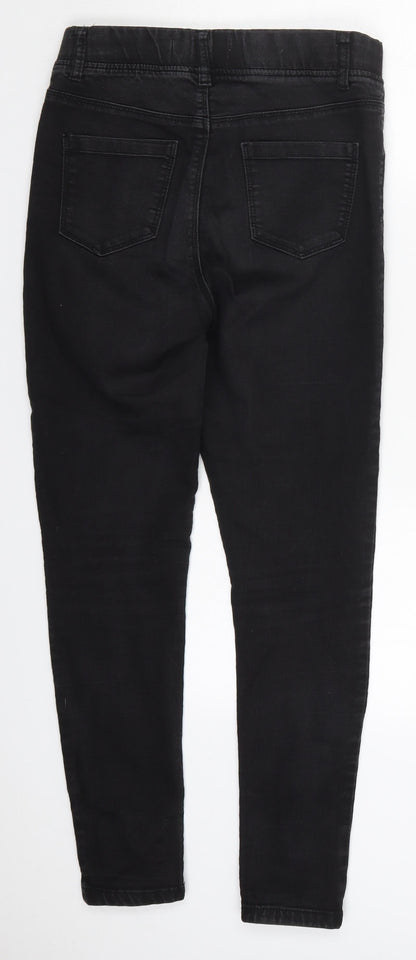 Pep&Co Womens Black  Cotton Jegging Jeans Size 10 L28 in Regular