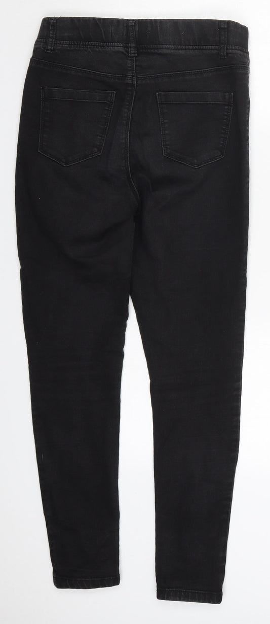 Pep&Co Womens Black  Cotton Jegging Jeans Size 10 L28 in Regular