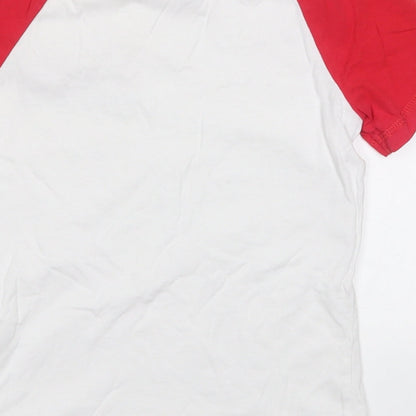 George Boys Red  Cotton Basic T-Shirt Size 5-6 Years Crew Neck Pullover - Epic Esports Gaming