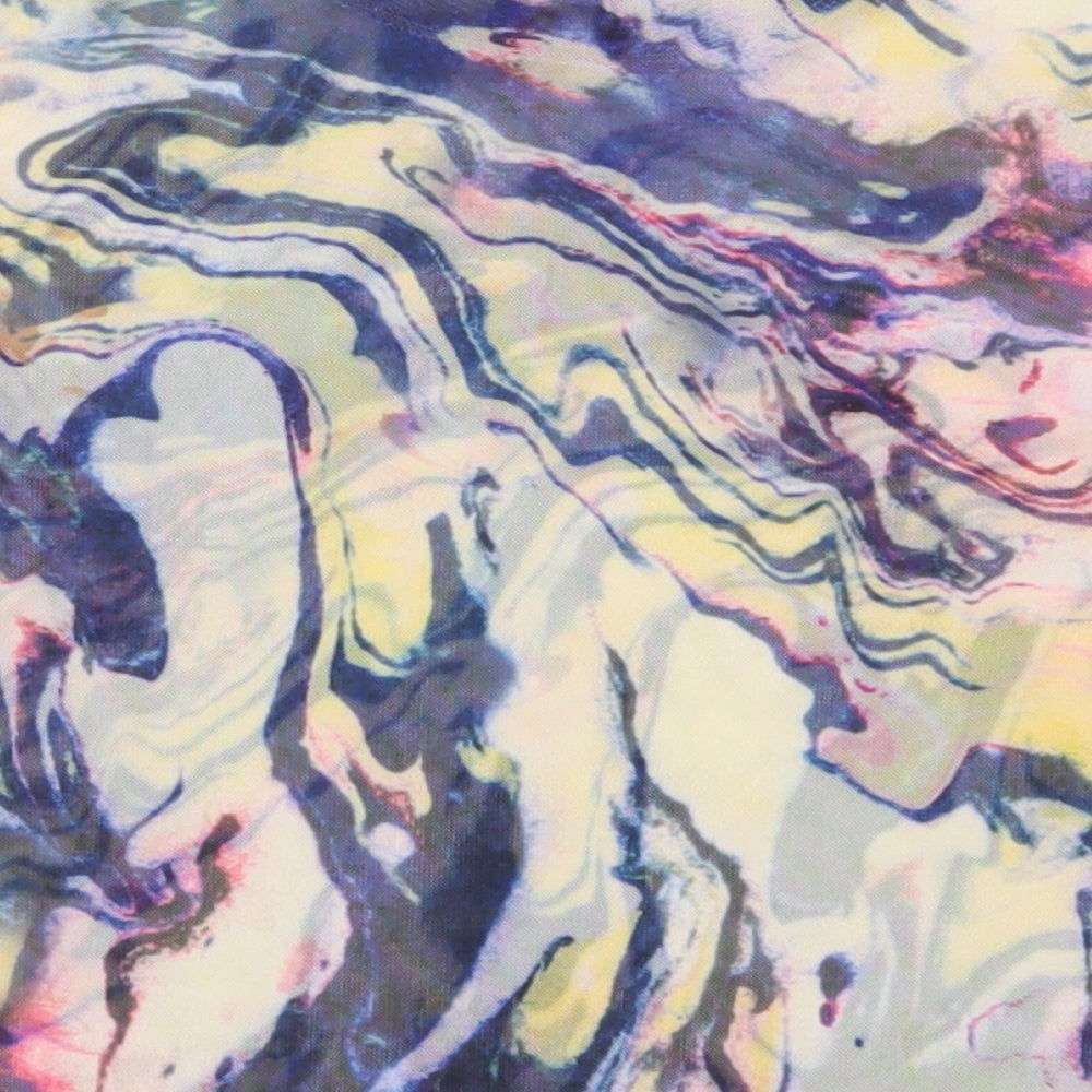 Light Before Dark Womens Multicoloured  Polyester Basic T-Shirt Size M Crew Neck - Abstract