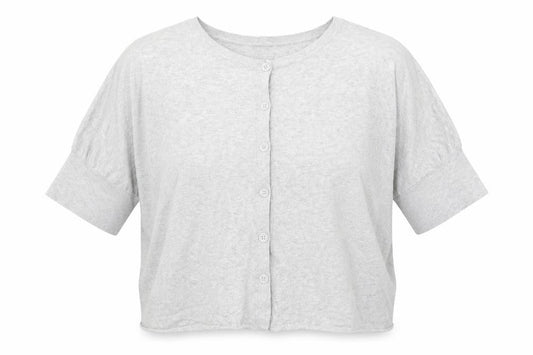 Atmosphere Womens Grey Roll Neck Striped Viscose Cardigan Jumper Size 12
