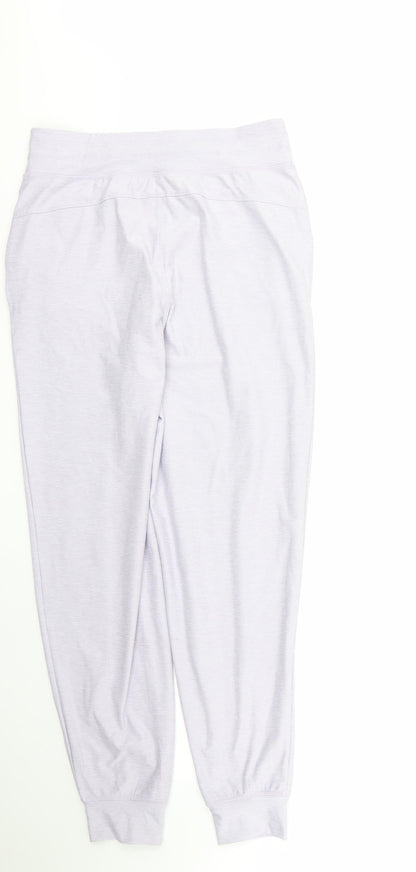 George Womens Purple  Polyester Jogger Trousers Size 8 L26 in Regular