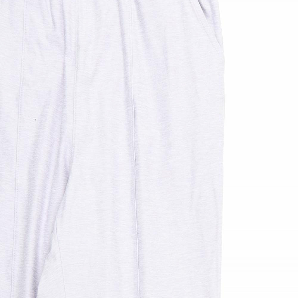 George Womens Purple  Polyester Jogger Trousers Size 8 L26 in Regular
