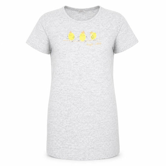 Front view of Tu women’s grey geometric polyester jumper dress, size UK 12, round neck
