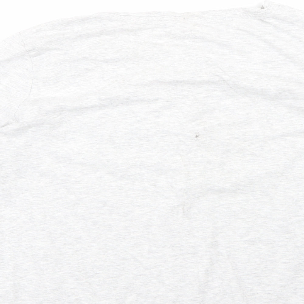 pretty Womens Grey Geometric Cotton Top Pyjama Top    - CHRISMTAS