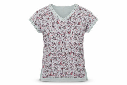Womens UK Size 6 NEXT Multicoloured Basic Blouse