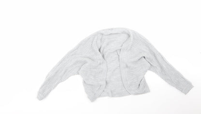 Womens UK Size M boohoo Grey Cardigan Jumper