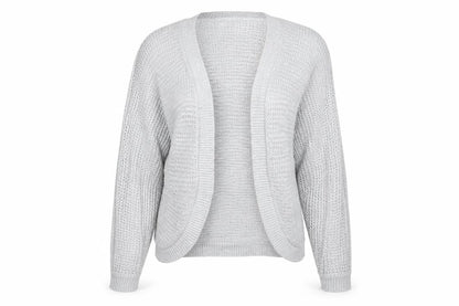 Womens UK Size M boohoo Grey Cardigan Jumper