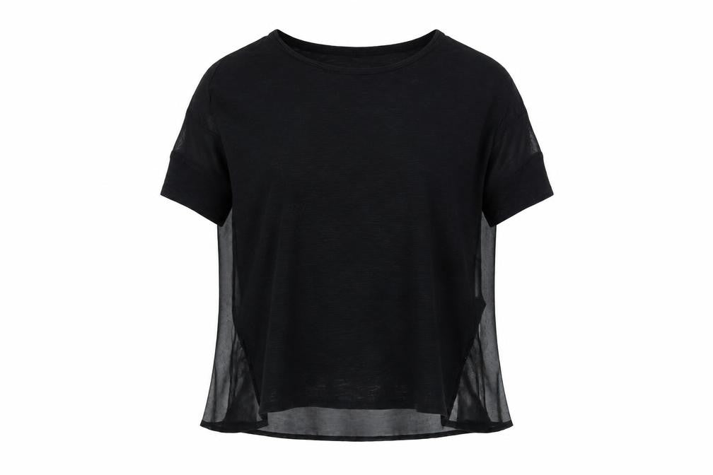 Womens UK Size 8 Warehouse Black Basic Blouse