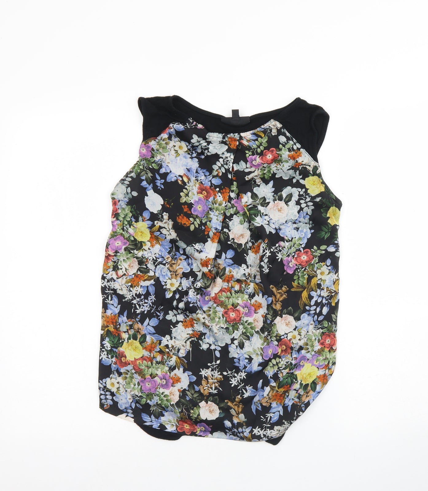 Womens UK Size 12 Warehouse Black Basic Tank