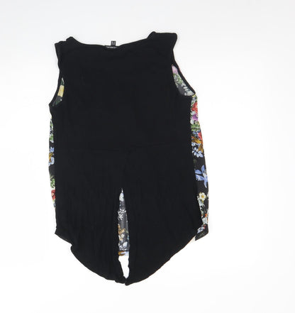 Womens UK Size 12 Warehouse Black Basic Tank