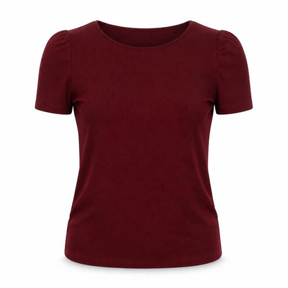 Womens UK Size L Mamalicious Red Basic Blouse
