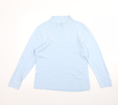Womens UK Size L Only Blue Pullover Jumper