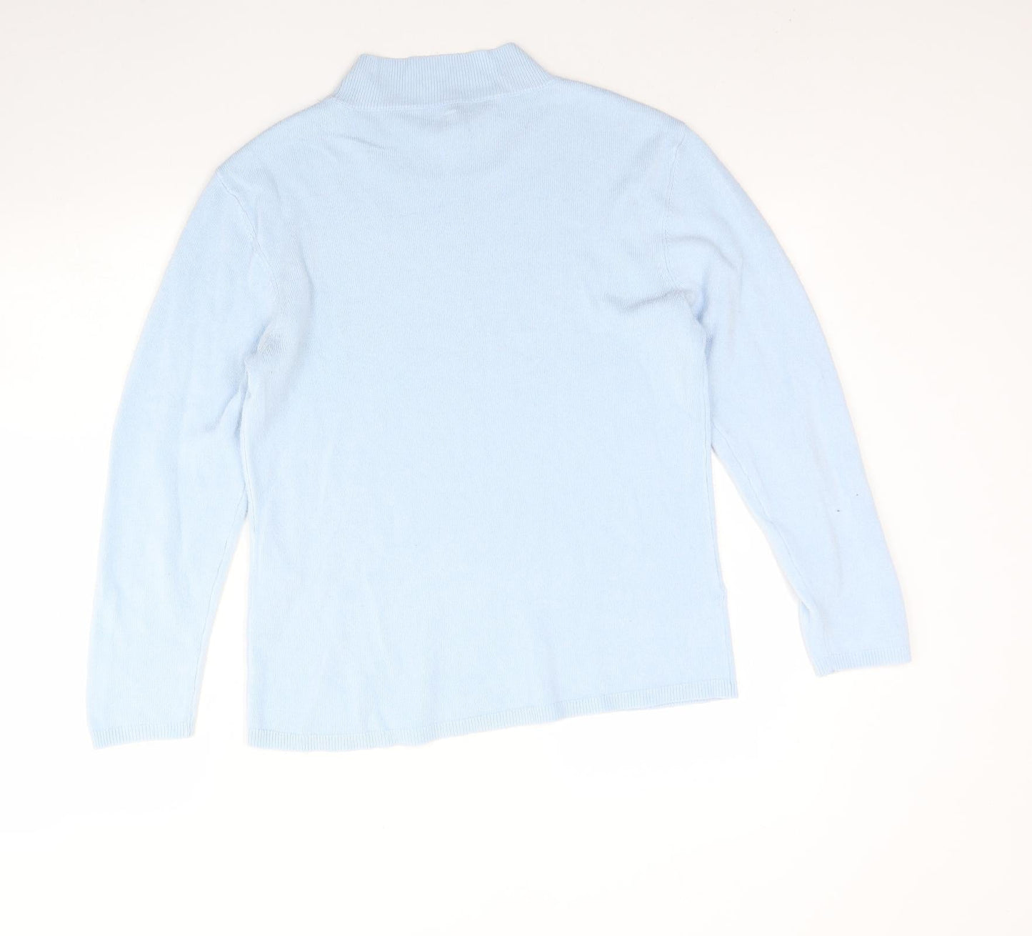 Womens UK Size L Only Blue Pullover Jumper