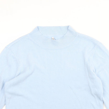 Womens UK Size L Only Blue Pullover Jumper