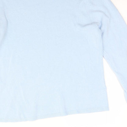 Womens UK Size L Only Blue Pullover Jumper