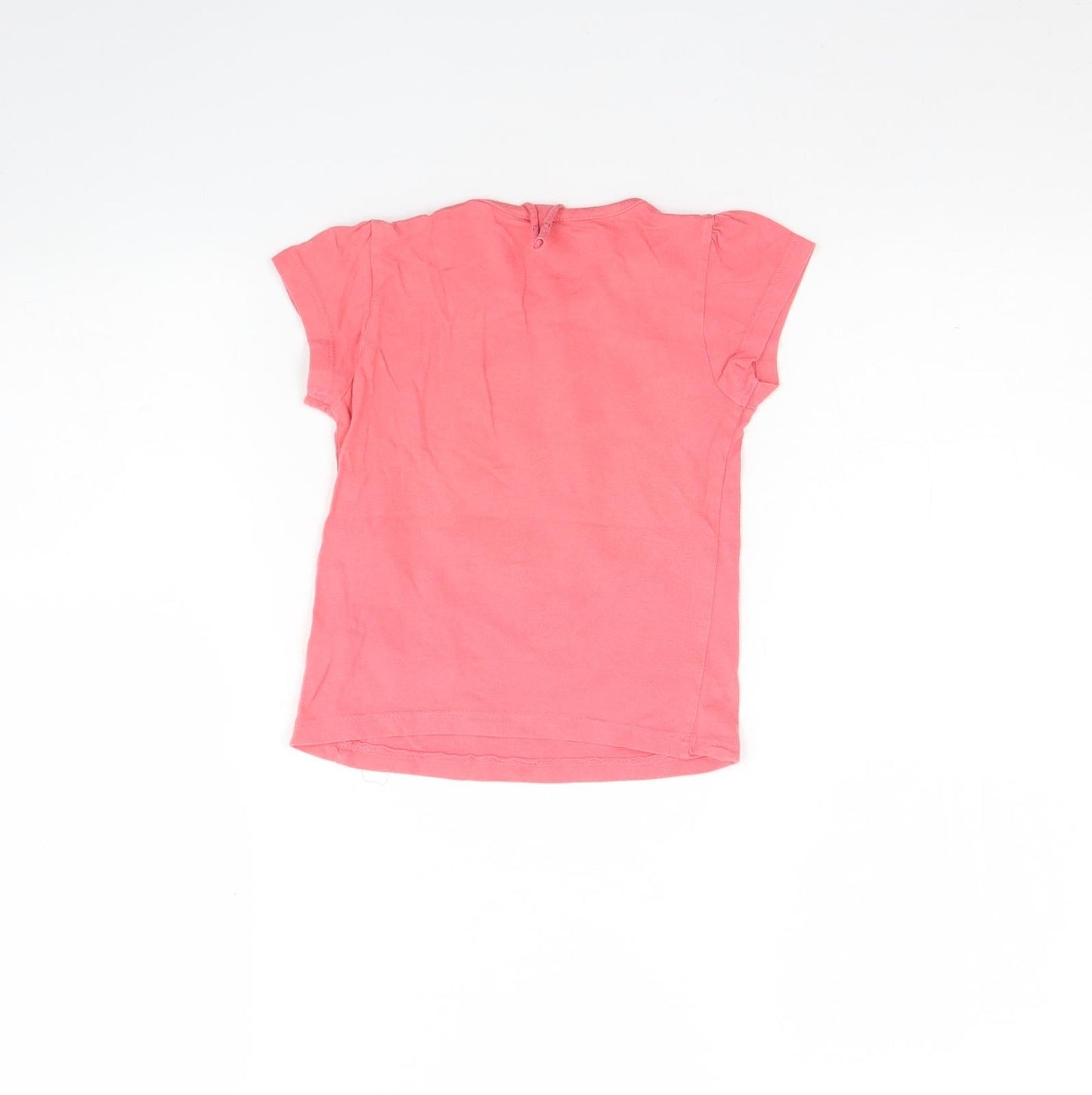 Girl 2 Girl Girls Pink  Cotton Basic Blouse Size 4 Years Round Neck  - New york