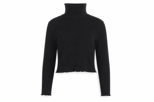 Womens UK Size M SheIn Black Pullover Jumper