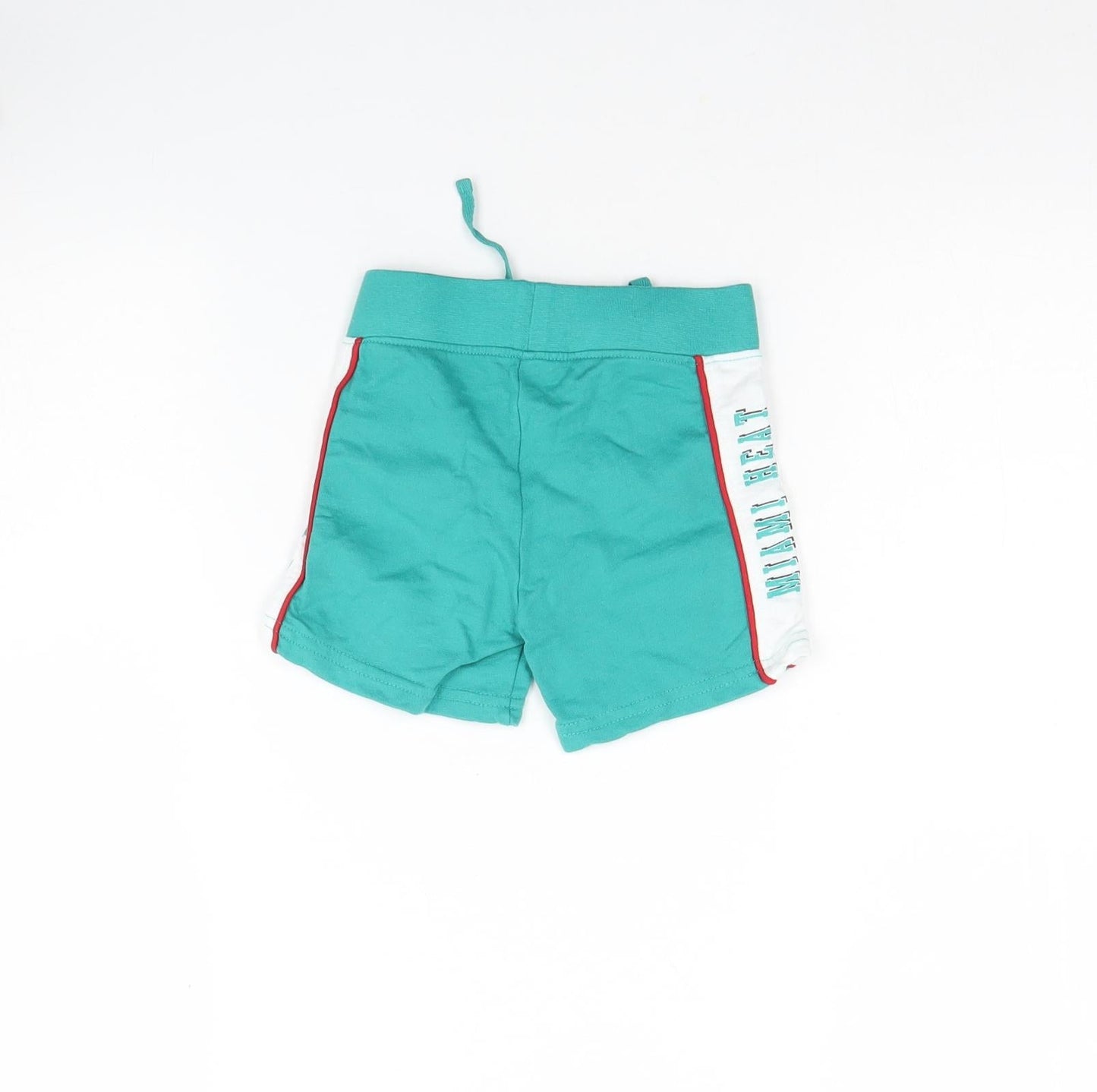 Primark Baby Green  Cotton Cropped Trousers Size 6-9 Months  Drawstring
