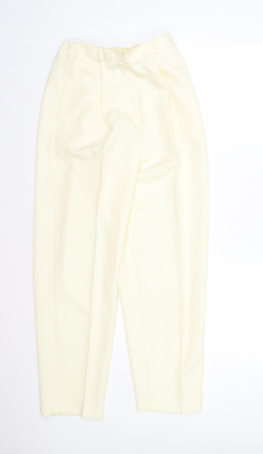 Womens UK Size 14 Slimma Regular Fit  White Trousers