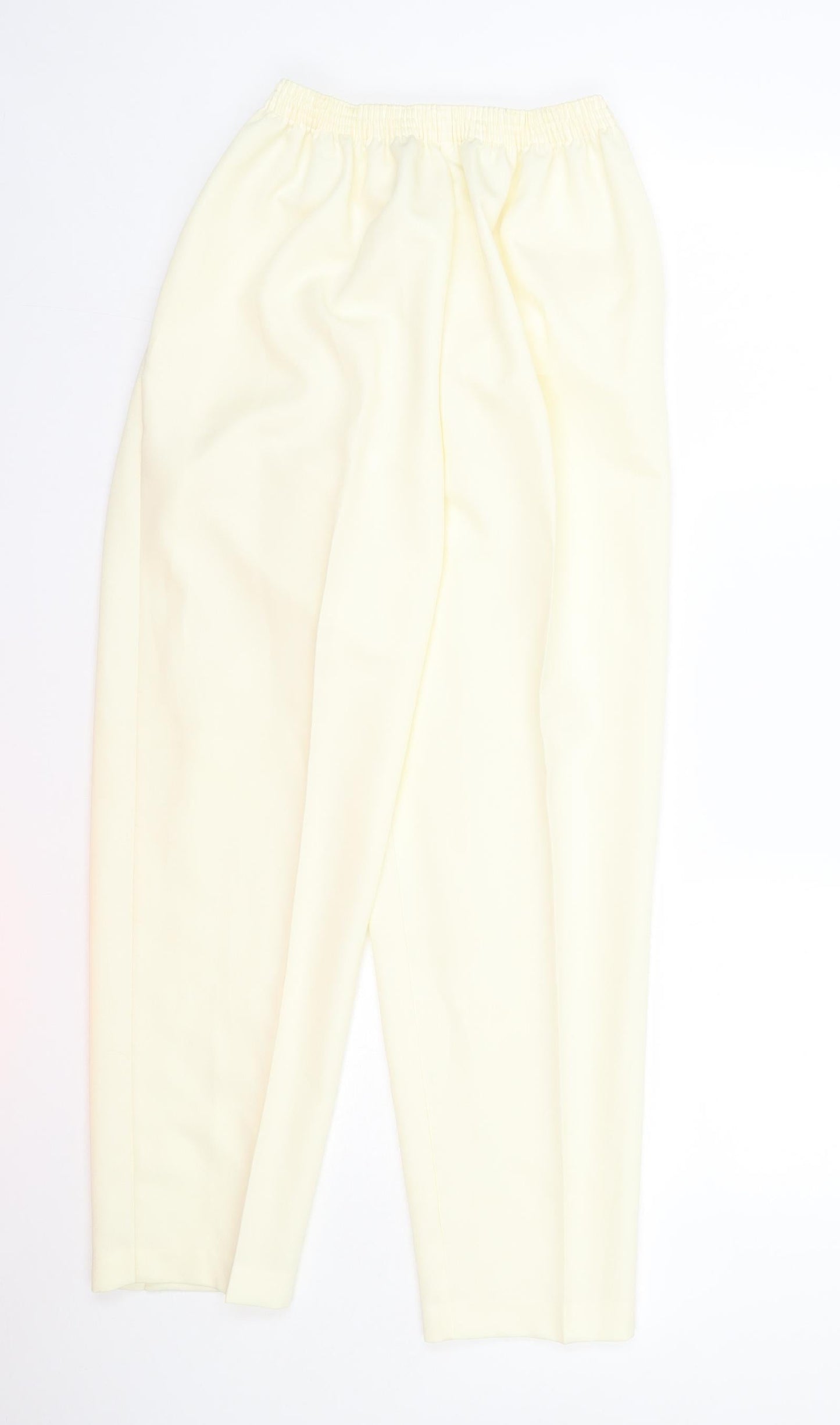 Womens UK Size 14 Slimma Regular Fit  White Trousers