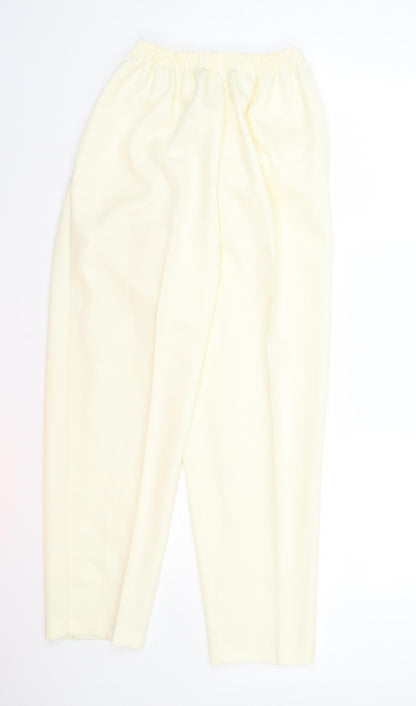 Womens UK Size 14 Slimma Regular Fit  White Trousers
