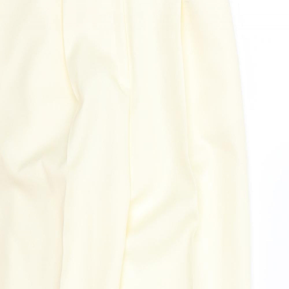 Womens UK Size 14 Slimma Regular Fit  White Trousers