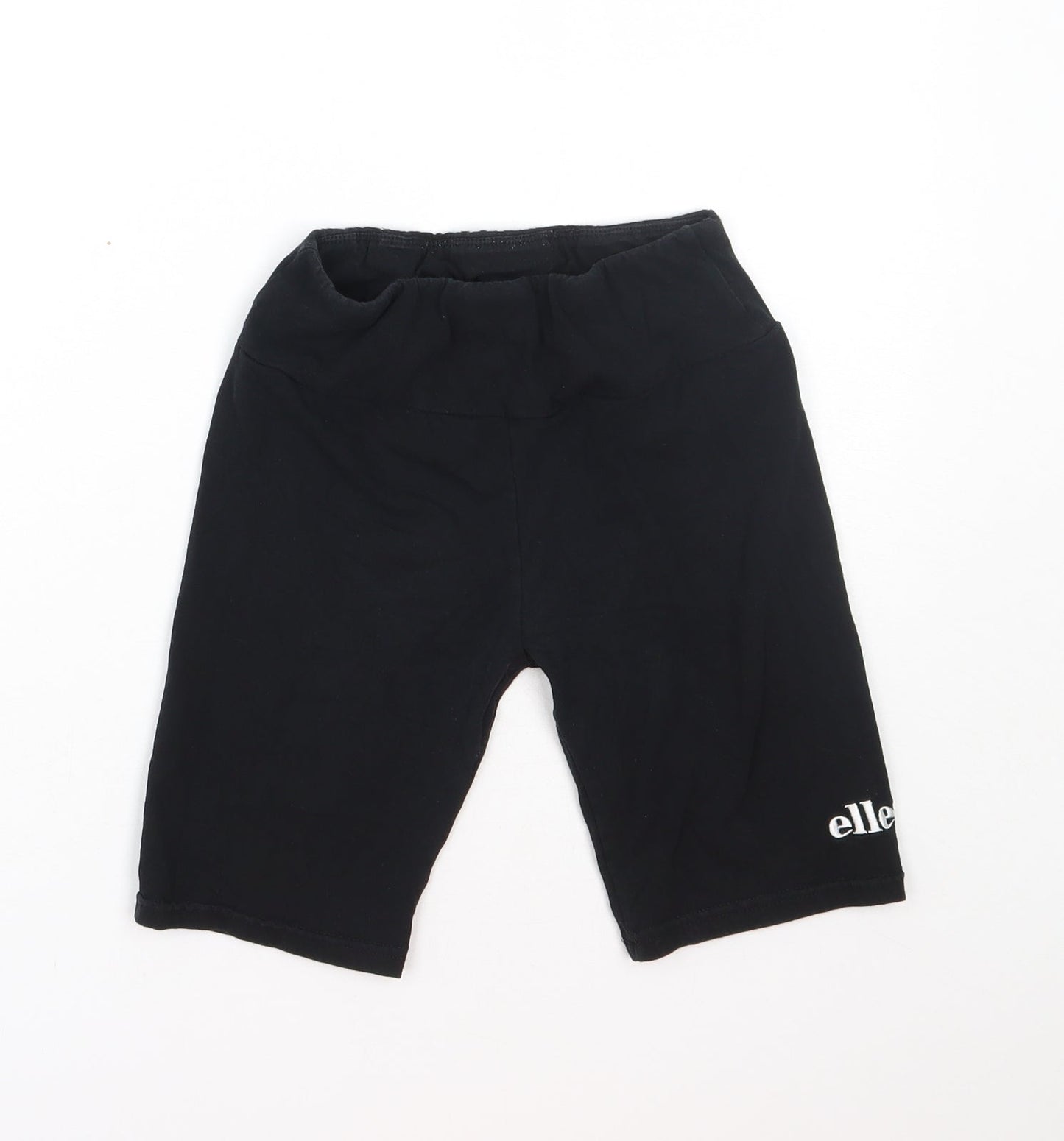 ellesse Womens Black  Cotton Biker Shorts Size XS L7 in Regular