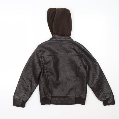 Urban Republic Girls Brown   Jacket Coat Size 7 Years  Zip