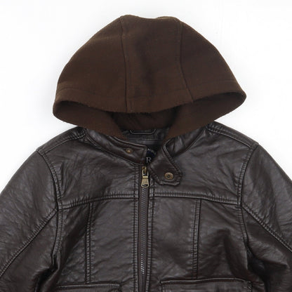 Urban Republic Girls Brown   Jacket Coat Size 7 Years  Zip