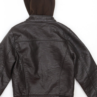 Urban Republic Girls Brown   Jacket Coat Size 7 Years  Zip