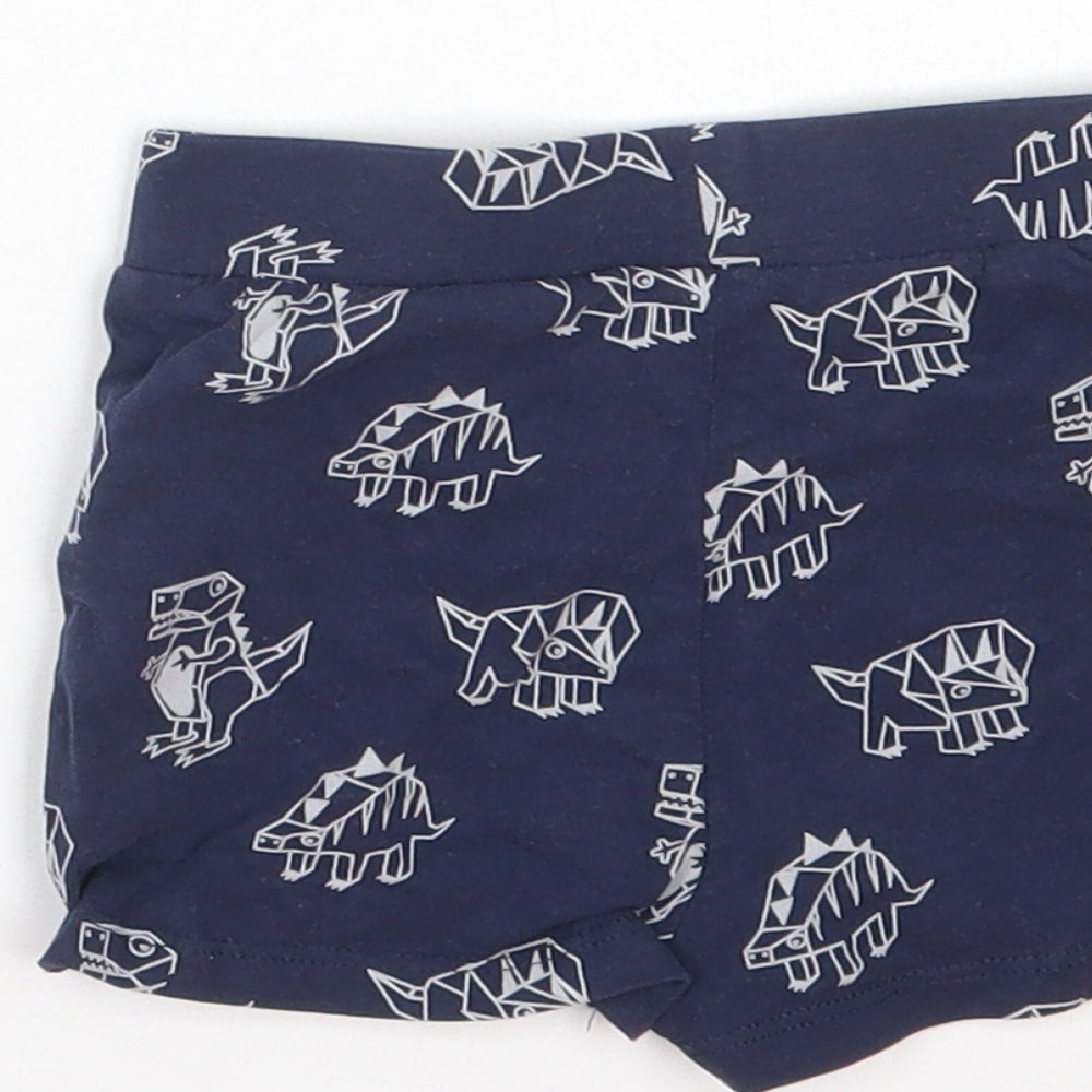 Bluezoo Baby Blue  Cotton Cami Sleep Shorts Size 12-18 Months   - Dinosaur