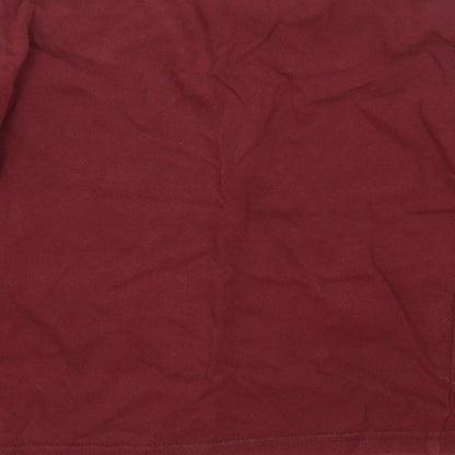 URBAN RASCALS Boys Red  Cotton Basic T-Shirt Size 5 Years Round Neck