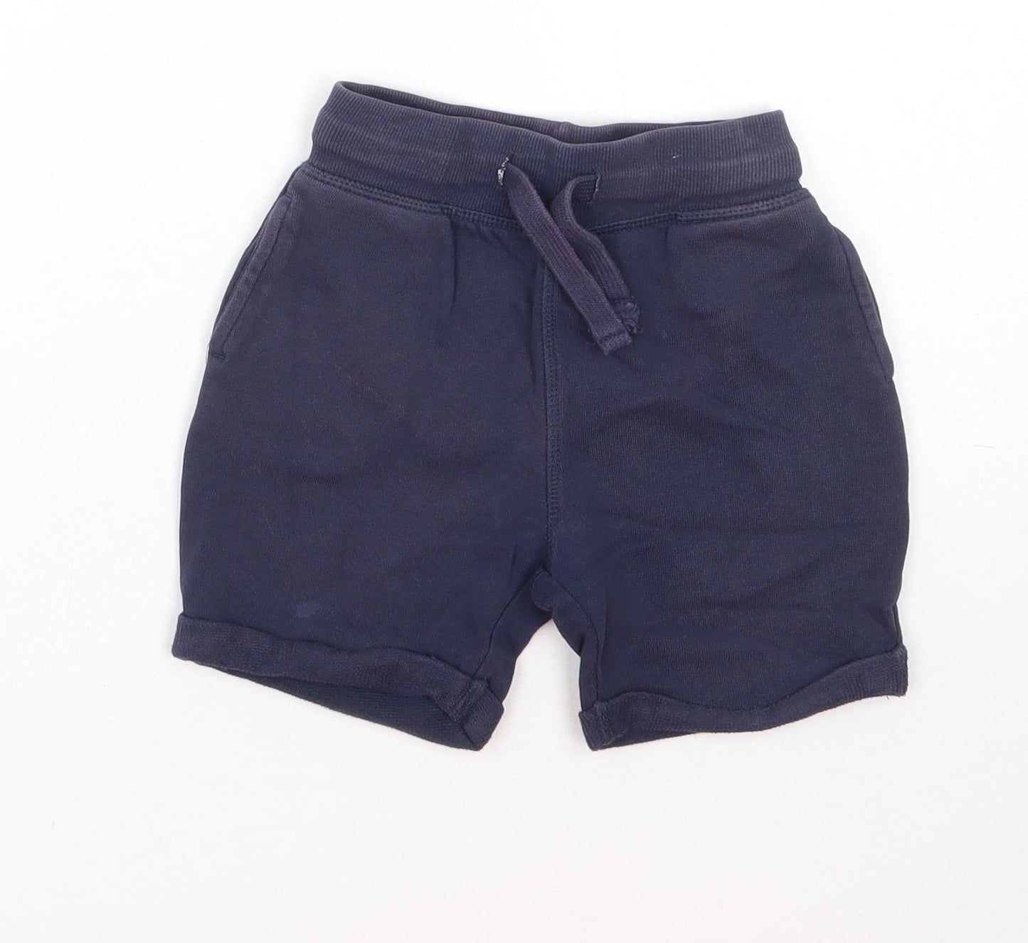 Mini Club Boys Blue  Cotton Sweat Shorts Size 3-4 Years  Regular
