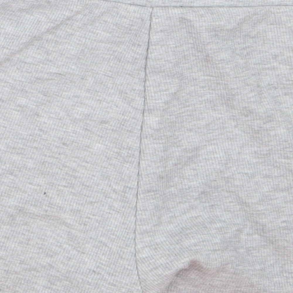Shien Womens Grey  Cotton Sweat Shorts Size XS  Regular