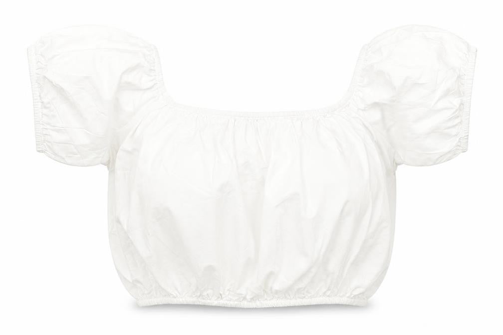 Womens UK Size 6 ASOS White Basic T-Shirt