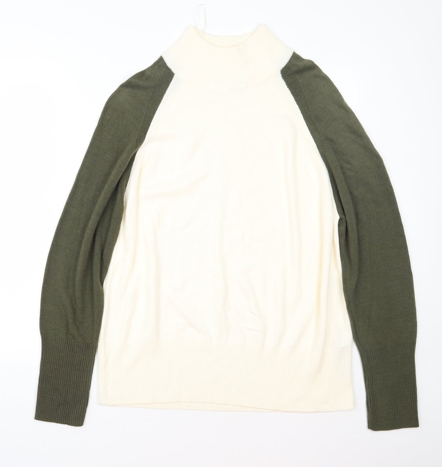 Womens UK Size L M&S Beige Pullover Jumper