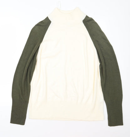 Womens UK Size L M&S Beige Pullover Jumper