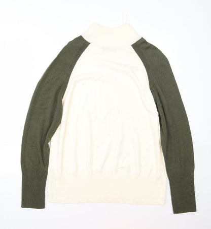 Womens UK Size L M&S Beige Pullover Jumper