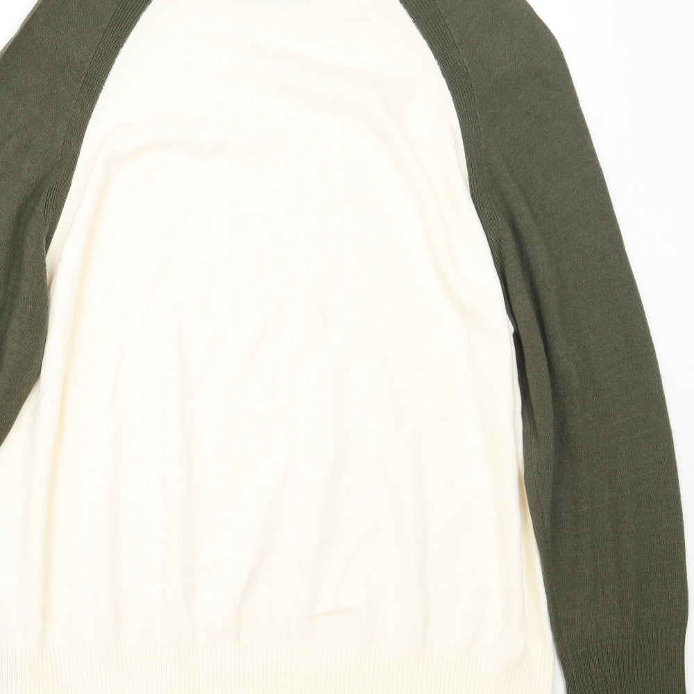 Womens UK Size L M&S Beige Pullover Jumper