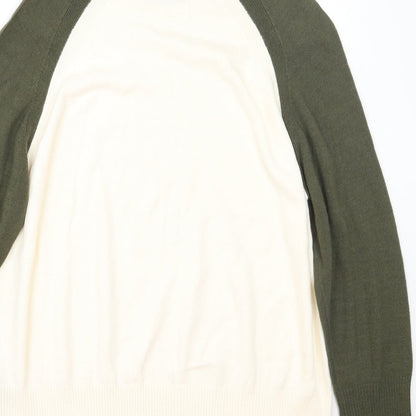 Womens UK Size L M&S Beige Pullover Jumper