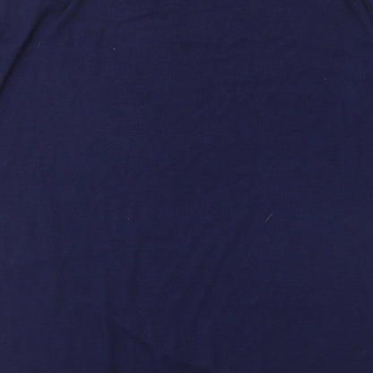 Studio Womens Blue Round Neck  Polyester Pullover Jumper Size 12