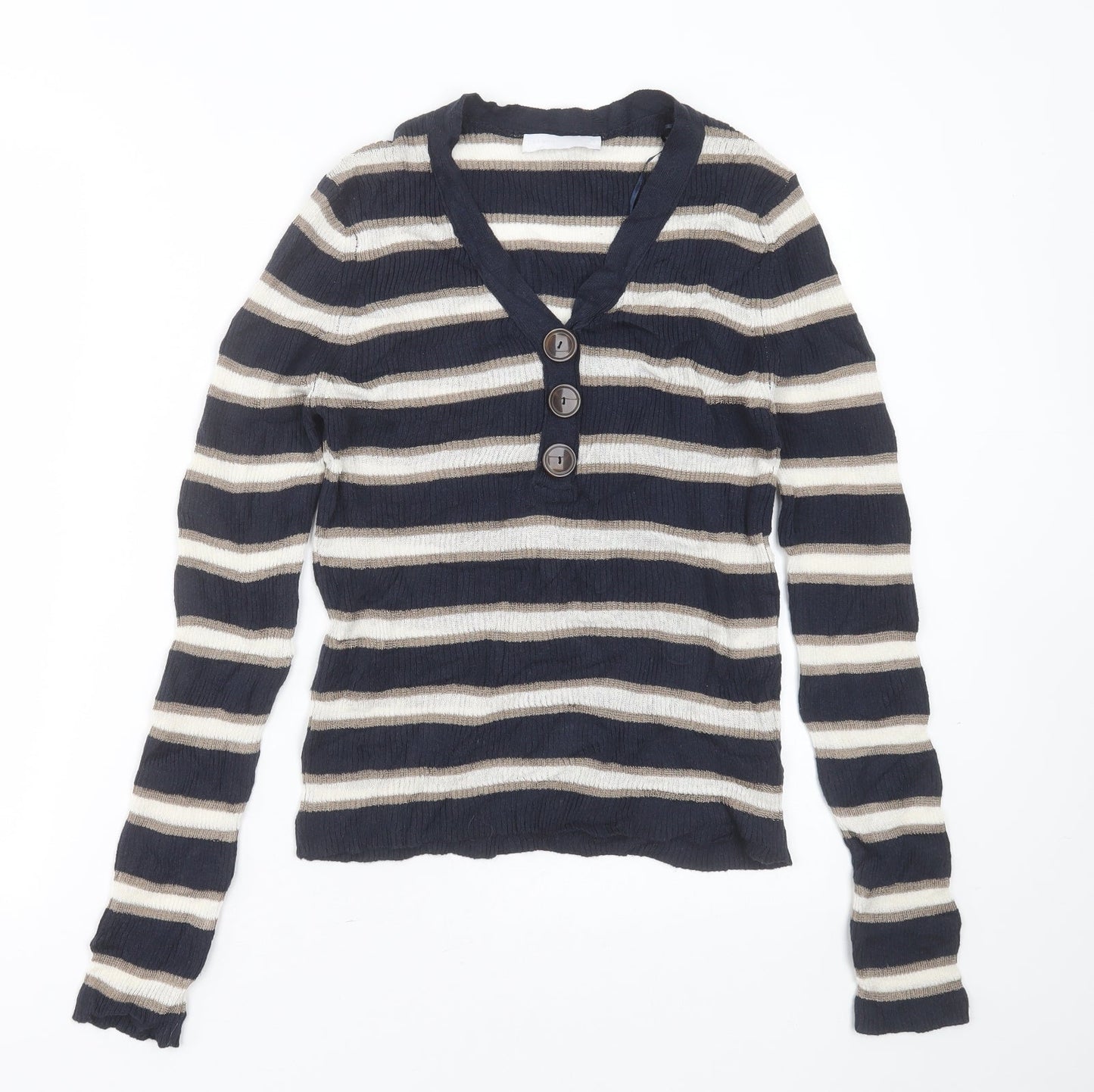 Womens UK Size 12 Marks and Spencer Blue Pullover Jumper