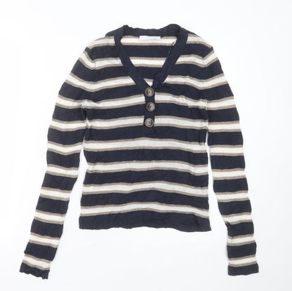 Womens UK Size 12 Marks and Spencer Blue Pullover Jumper