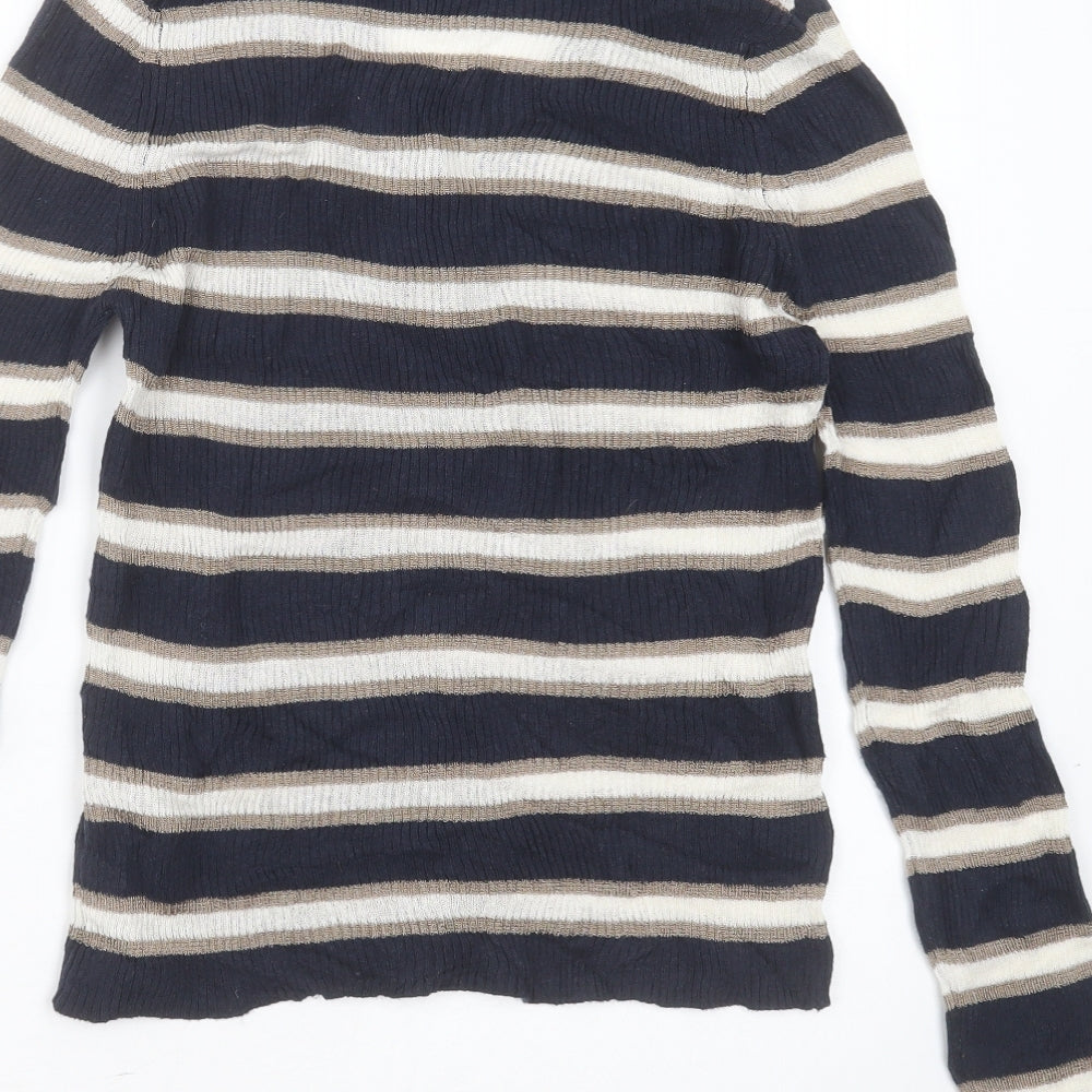 Womens UK Size 12 Marks and Spencer Blue Pullover Jumper